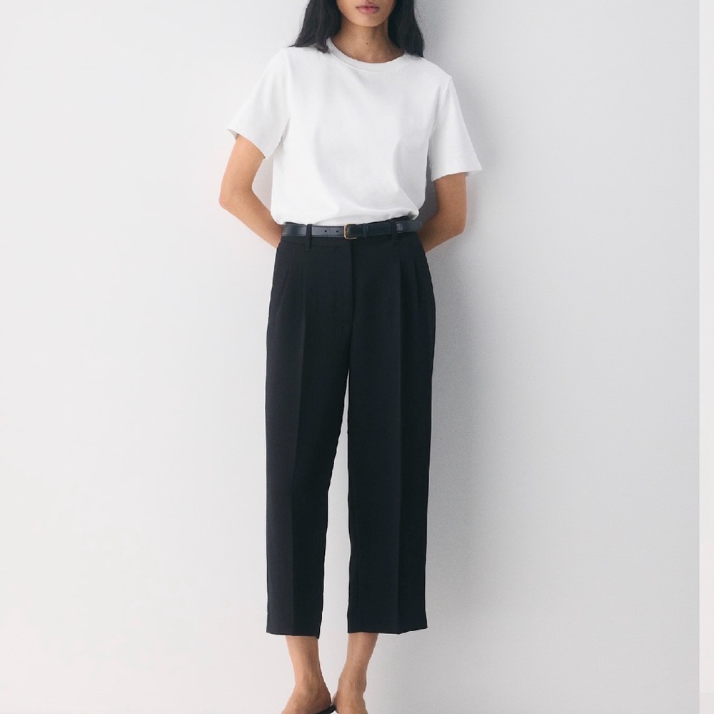 Aritzia The Effortless Pant Cropped - Crepette